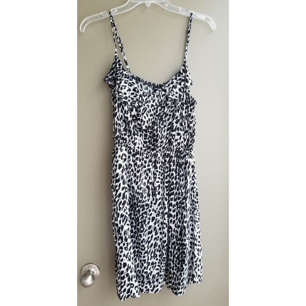 Cheetah Print Tank Top Dress